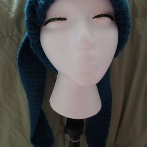 Blue bunny beanie